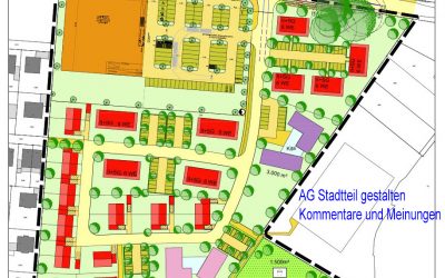 Bebauungsplan Nr. 310 Vorschläge der AG Stadtteil gestalten