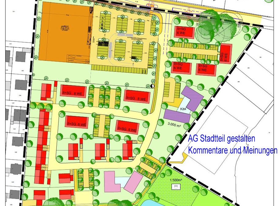 Bebauungsplan Nr. 310 Vorschläge der AG Stadtteil gestalten